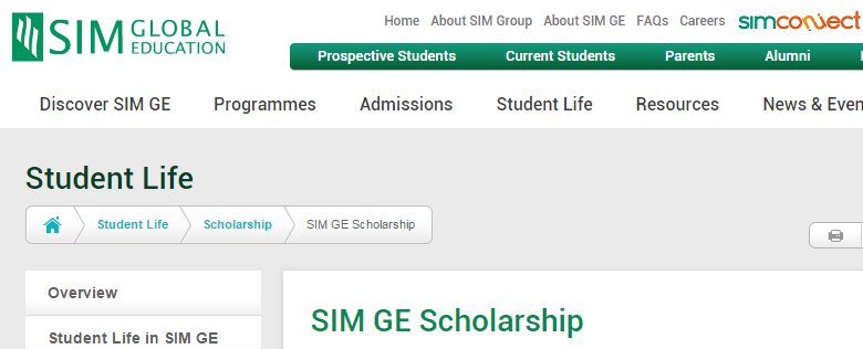 SIM Global Education ติวเตอร์ ทุน ภาษาอังกฤษ